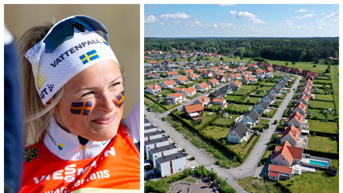 Frida Karlsson, 23, har sålt sitt radhus i Sollefteå. Bilden till höger är en genrebild.